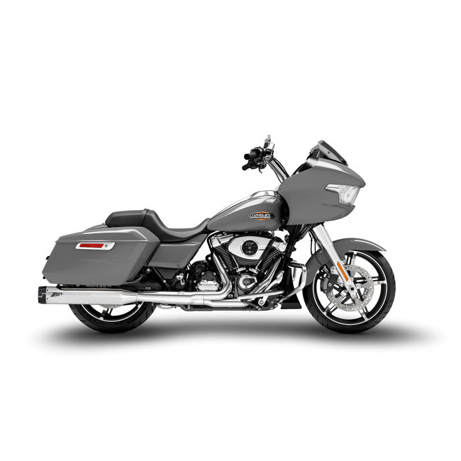 Zard, Racing Slip-Ons with Black Alu End Caps. Chrome EXHAUST SLIP-ONS AND MUFFLERS Zard