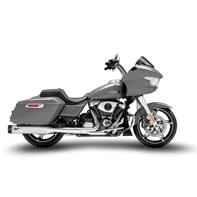 Zard Touring 4 5 Slip Ons E5 Chrome Exhaust Slip-Ons And Mufflers Zard