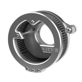 Vity''s Design, ''Massive Air'' cleaner assembly. Silver Air Cleaner Vity''S Design