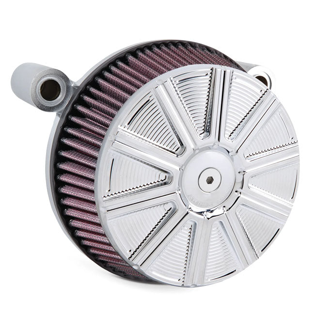 Arlen Ness, Stage 1 Big Sucker air cleaner kit. 10-Gauge Chr Arlen Ness
