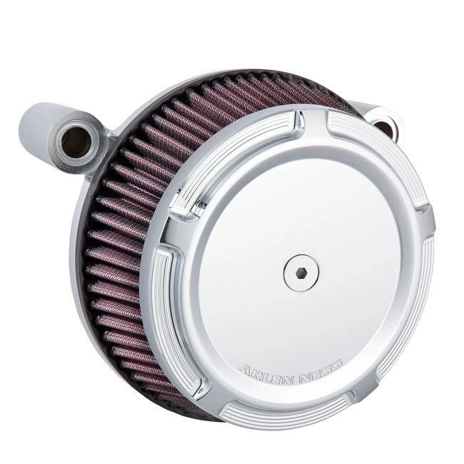 Arlen Ness, Stage 1 Big Sucker air cleaner kit. Beveled Chr. Arlen Ness