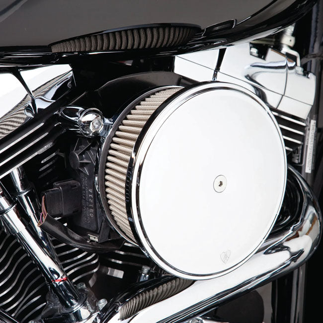 Arlen Ness, Stage 2 Big Sucker air cleaner. Smooth chrome Arlen Ness
