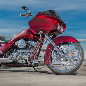 Arlen Ness, Stage 2 Big Sucker air cleaner. Scalloped chrome Arlen Ness