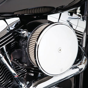 Arlen Ness, Stage 2 Big Sucker air cleaner. Smooth chrome Arlen Ness
