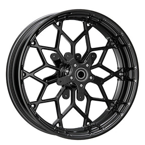 Arlen Ness Fat Factory Forged Wheels, Black - 18" x 5.50" Rear Wheels 18 Inch Arlen Ness