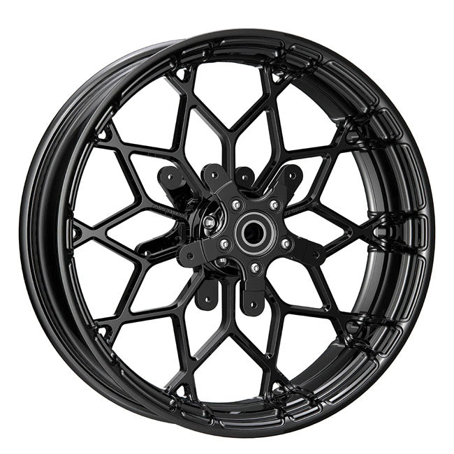Arlen Ness Fat Factory Forged Wheels, Black - 18" x 5.50" Rear Wheels 18 Inch Arlen Ness