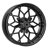 Arlen Ness, 21x5.5 Fat Factory ''Prodigy'' wheel. Front. Black FRONT WHEELS 21 INCH Arlen Ness