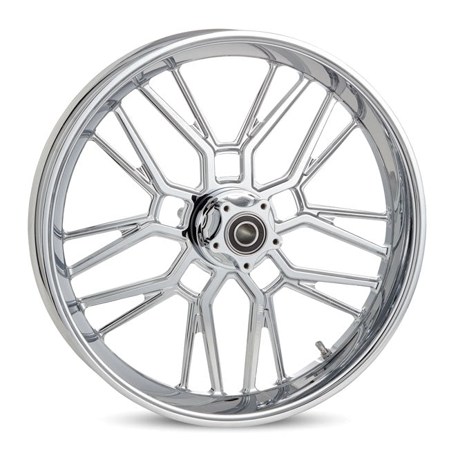 Arlen Ness Split Spoke Forged Wheels, Chrome - 21" x 3.50" Front Wheels 21 Inch Arlen Ness