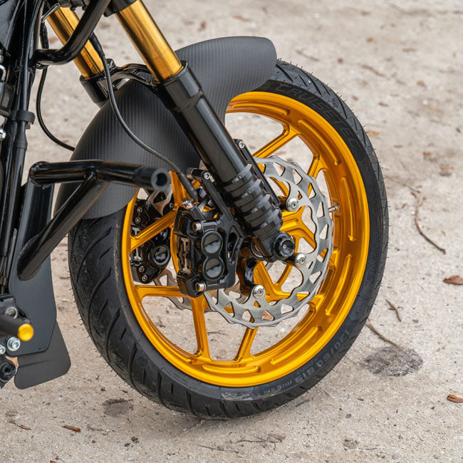 Arlen Ness Speed 5 Forged Wheels, Gold - 21 x 3.50" (RIM ONLY) Front Wheels 21 Inch Arlen Ness