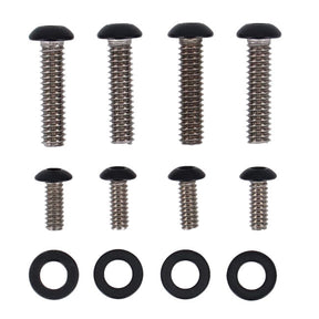 Screws4Bikes, bolt kit, handlebar switches. Matte black BUILDERS FASTENER SETS Screws4 Bikes