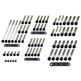 Screws4Bikes, engine bolt kit. Titan 2Drive. Black BUILDERS FASTENER SETS Screws4 Bikes