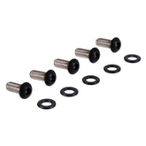 Screws4Bikes, bolt kit, derby cover. Matte black BUILDERS FASTENER SETS Screws4 Bikes