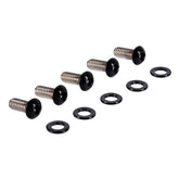 Screws4Bikes, bolt kit, derby cover. Gloss black BUILDERS FASTENER SETS Screws4 Bikes
