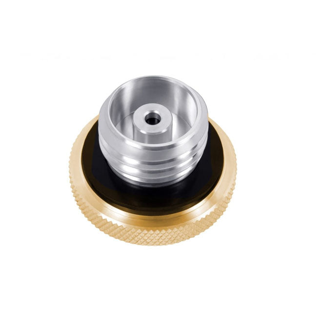 Motone, vented gas cap. Brass/aluminum Gas Cap Motone