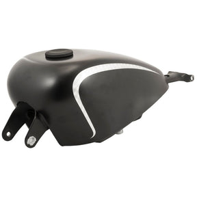 Motone, Jetson dished low profile gas cap. Black Gas Cap Motone