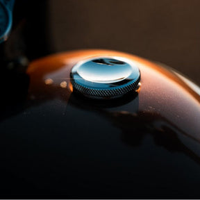 Motone, Jetson dished low profile gas cap. Clear Gas Cap Motone