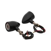 Motone, custom billet turn signal set. Black TURN SIGNALS Motone
