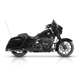 V Performance, 114mm Double Ring slip-on mufflers. Black Cer EXHAUST SLIP-ONS AND MUFFLERS V Performance