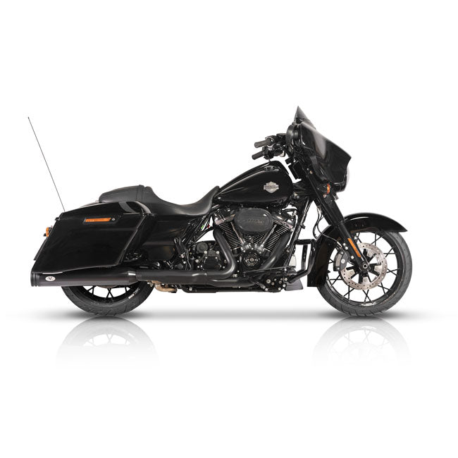 V Performance, 114mm Double Ring slip-on mufflers. Black Cer EXHAUST SLIP-ONS AND MUFFLERS V Performance