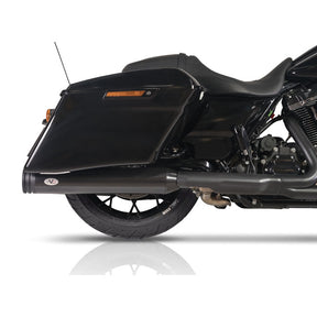 V Performance, 114mm Double Ring slip-on mufflers. Black Cer EXHAUST SLIP-ONS AND MUFFLERS V Performance