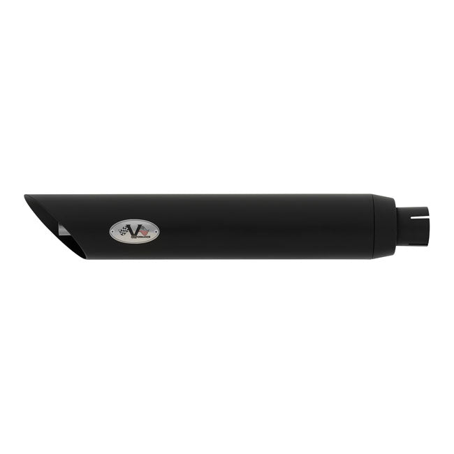 V Performance, 80mm Slash Cut slip-on mufflers. Black EXHAUST SLIP-ONS AND MUFFLERS V Performance