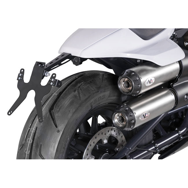 V Performance, 2-2 muffler set Sportster S. Silver EXHAUST SLIP-ONS AND MUFFLERS V Performance