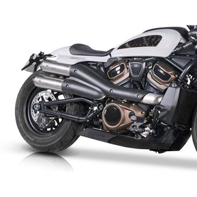 V Performance, 2-2 muffler set Sportster S. Silver EXHAUST SLIP-ONS AND MUFFLERS V Performance
