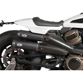 V Performance, 2-2 muffler set Sportster S. Black EXHAUST SLIP-ONS AND MUFFLERS V Performance