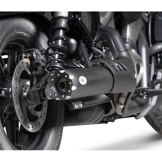 V Performance slip on muffler for Nightster. Black EXHAUST SLIP-ONS AND MUFFLERS V Performance