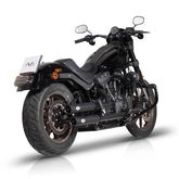 V Performance, ''Double Ring'' slip-on muffler set. Black EXHAUST SLIP-ONS AND MUFFLERS V Performance