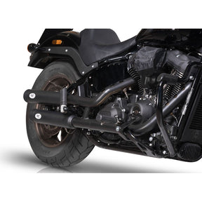 V Performance, ''Double Ring'' slip-on muffler set. Black EXHAUST SLIP-ONS AND MUFFLERS V Performance
