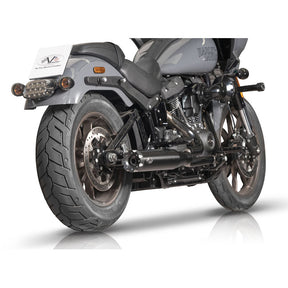 V Performance, ''Revolver'' slip-on muffler set. Black EXHAUST SLIP-ONS AND MUFFLERS V Performance