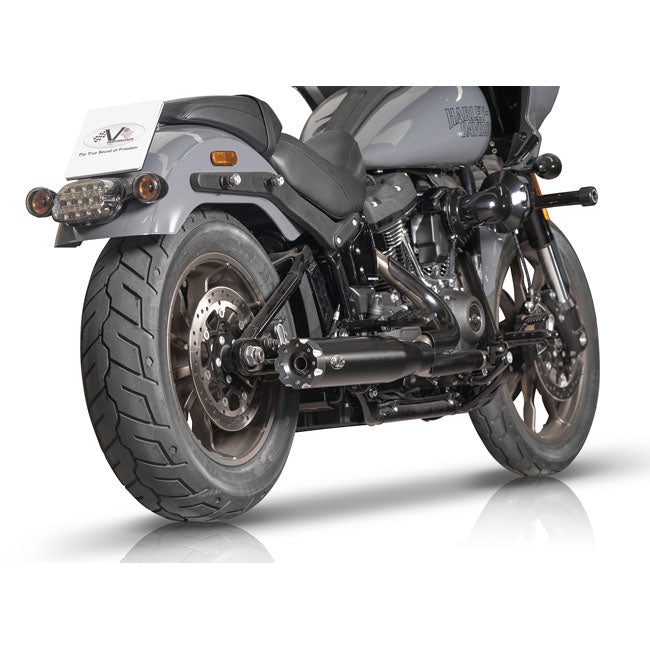 V Performance, ''Revolver'' slip-on muffler set. Black EXHAUST SLIP-ONS AND MUFFLERS V Performance