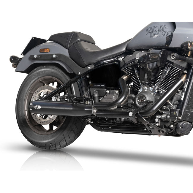 V Performance, ''Revolver'' slip-on muffler set. Black EXHAUST SLIP-ONS AND MUFFLERS V Performance