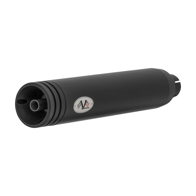 V Performance, ''Double Ring'' slip-on muffler set. Black EXHAUST SLIP-ONS AND MUFFLERS V Performance