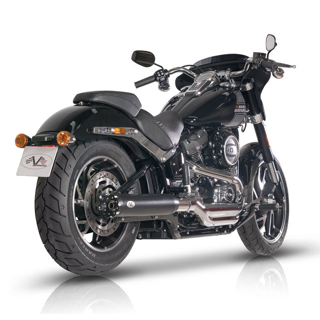 V Performance, Revolver slip-on muffler Sport Glide. Black EXHAUST SLIP-ONS AND MUFFLERS V Performance