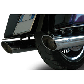 V Performance, Banger slip-on mufflers. Chrome EXHAUST SLIP-ONS AND MUFFLERS V Performance