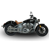 V Performance, Double Ring 80mm slip-on muffler set. Chrome EXHAUST SLIP-ONS AND MUFFLERS V Performance
