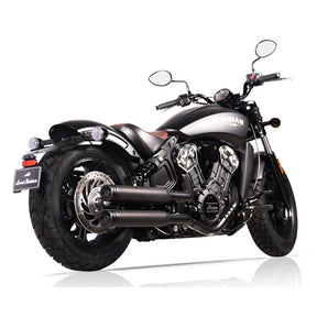 V Performance, Double Ring 80mm slip-on muffler set. Black EXHAUST SLIP-ONS AND MUFFLERS V Performance