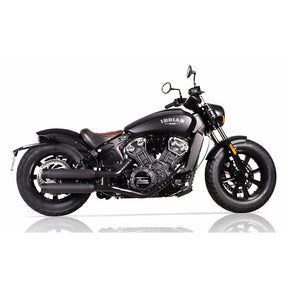 V Performance, Double Ring 80mm slip-on muffler set. Black EXHAUST SLIP-ONS AND MUFFLERS V Performance