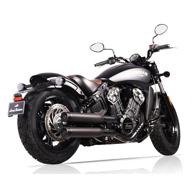 V Performance, Double Ring 80mm slip-on muffler set. Black EXHAUST SLIP-ONS AND MUFFLERS V Performance