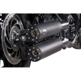 V Performance, Chubby 90mm slip-on muffler set. Black EXHAUST SLIP-ONS AND MUFFLERS V Performance