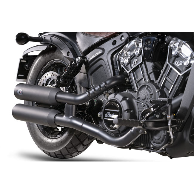 V Performance, Chubby 90mm slip-on muffler set. Black EXHAUST SLIP-ONS AND MUFFLERS V Performance