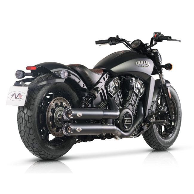 V Performance, Revolver 90mm slip-on muffler set. Black EXHAUST SLIP-ONS AND MUFFLERS V Performance