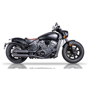 V Performance, Chubby 90mm slip-on muffler set. Black EXHAUST SLIP-ONS AND MUFFLERS V Performance