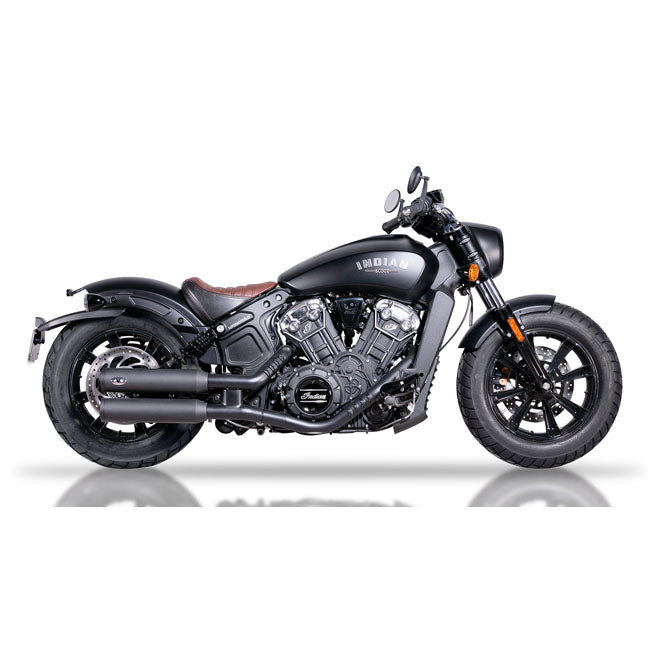V Performance, Chubby 90mm slip-on muffler set. Black EXHAUST SLIP-ONS AND MUFFLERS V Performance