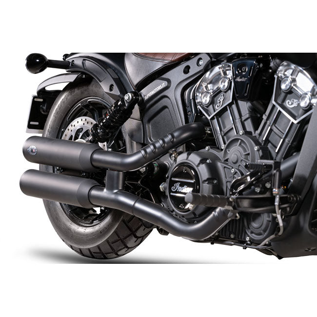 V Performance, Chubby 90mm slip-on muffler set. Black EXHAUST SLIP-ONS AND MUFFLERS V Performance