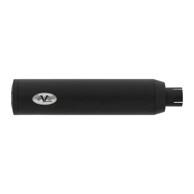 V Performance, Chubby 90mm slip-on muffler set. Black EXHAUST SLIP-ONS AND MUFFLERS V Performance