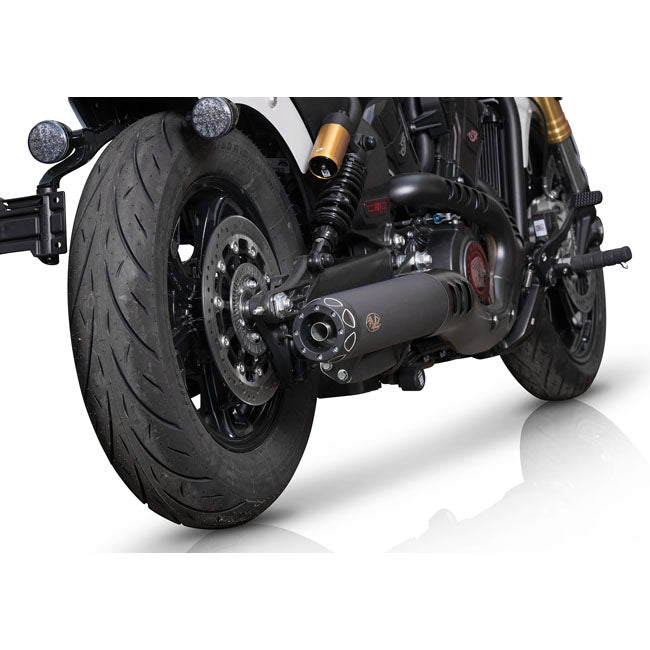 V Performance, Rebel slip-on muffler. Black EXHAUST SLIP-ONS AND MUFFLERS V Performance
