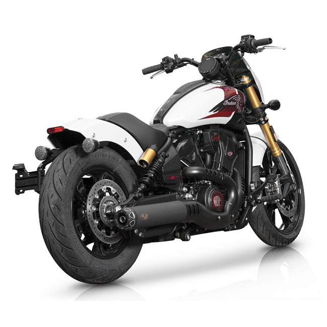 V Performance, Rebel slip-on muffler. Black EXHAUST SLIP-ONS AND MUFFLERS V Performance